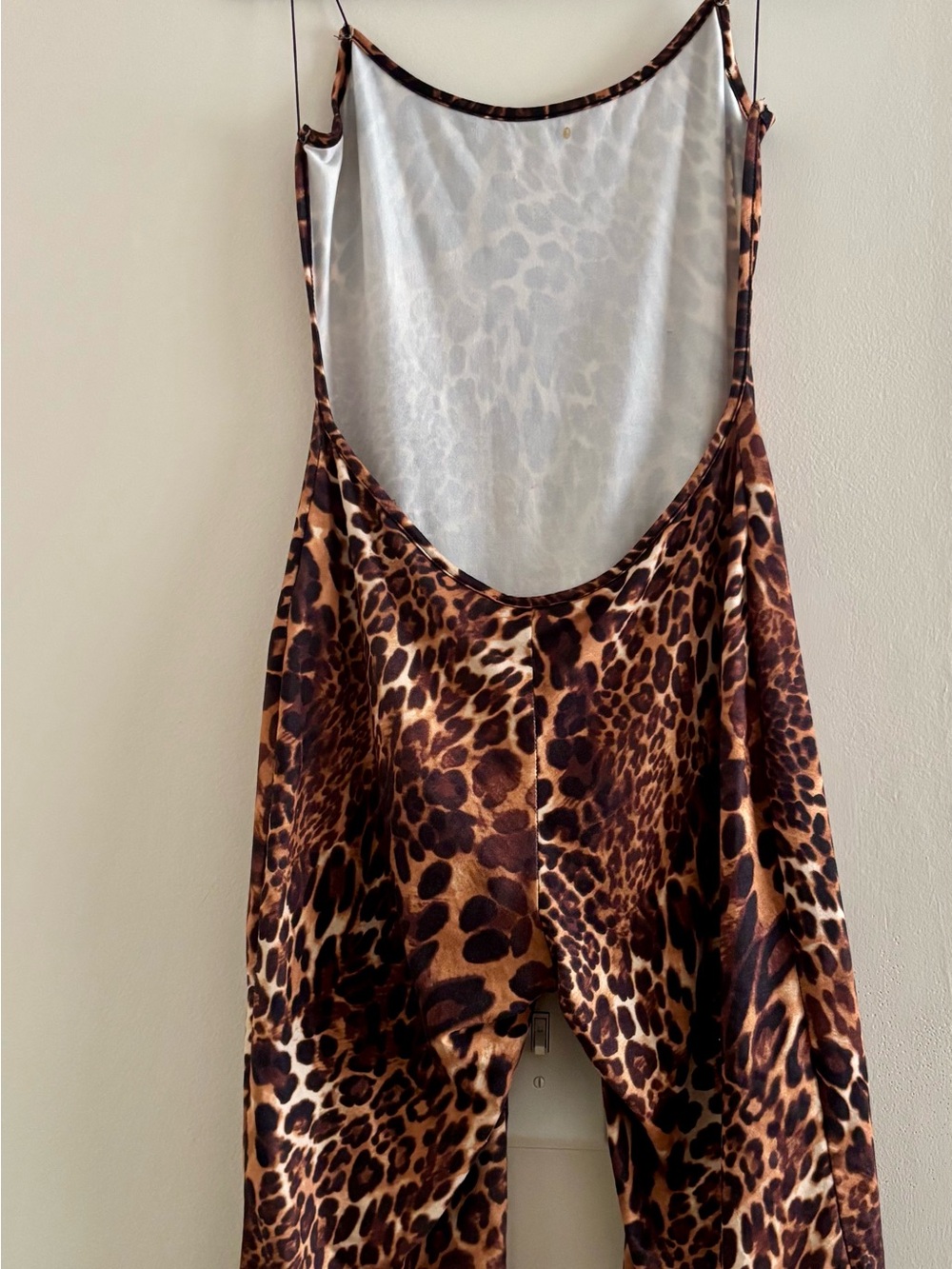 Fashion Nova Brown and Black Leopard Slip Dress